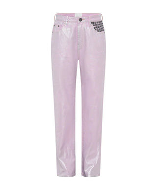 PINK ENVY FOIL AWESOME BAGGIES HIGH WAIST JEAN