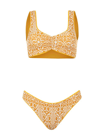 Amber Yellow Bikini Set Style I