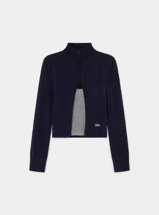HALSEY NAVY CARDIGAN