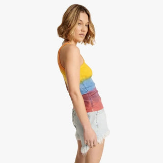 SUNSET STRIPE RIB SINGLET