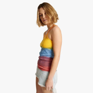 SUNSET STRIPE RIB SINGLET