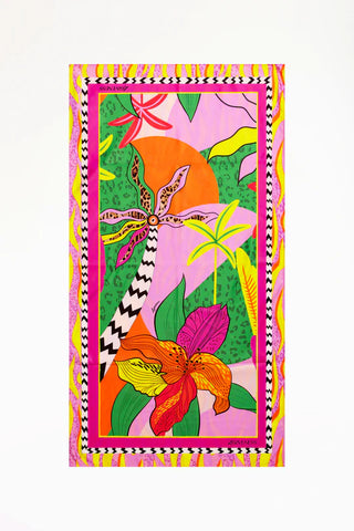 SUMMER FEEL MICROFIBER BEACH TOWEL