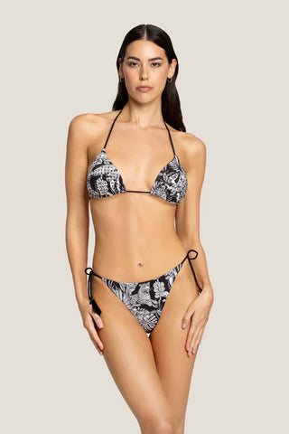 TRIANGLE BIKINI BLACK & WHITE