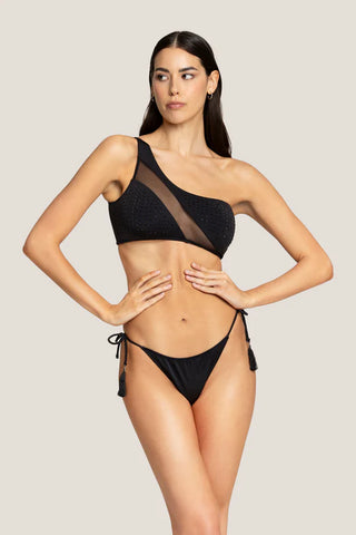 ONE SHOULDER BIKINI TRANSPARNCE SHADES