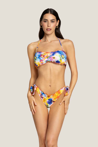 BANDEAU BIKINI DIGITAL FLOWER