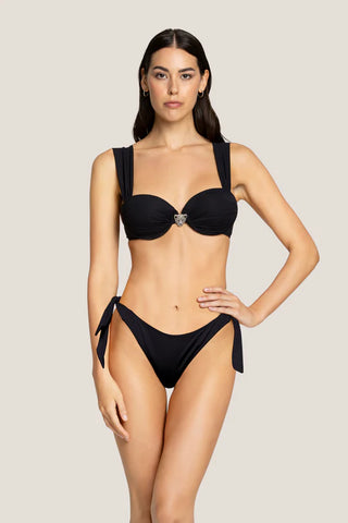 BALCONETTE BIKINI JAGUAR BLACK