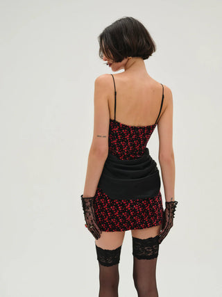 Berry Bud Mini Dress