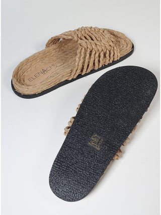 Raffia Natural Sandal