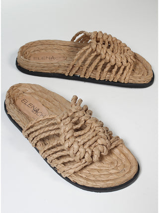 Raffia Natural Sandal