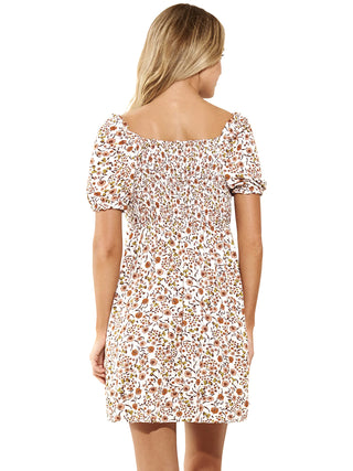 WILD FLOWER LUCY MINI DRESS