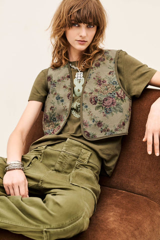 RAVEN cropped cardigan
