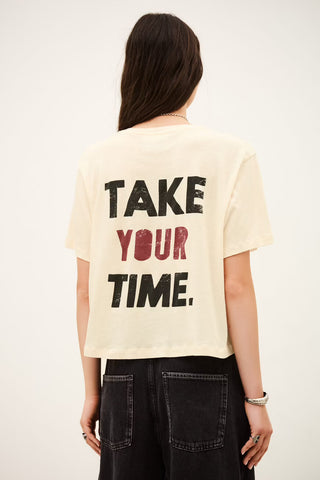 TAKE - round neck T-shirt