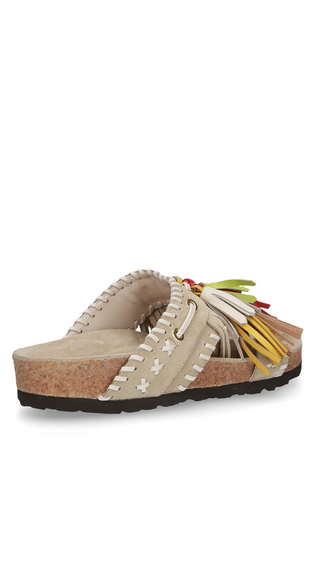 Suede Cork Sandal
