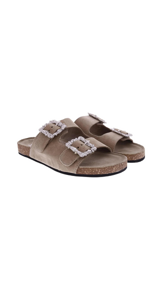 CAMOSCIO BEIGE SLIDES