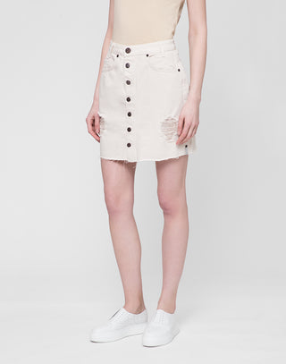 NASHVILLE CREAM VIPER HIGH WAISTED SKIRT