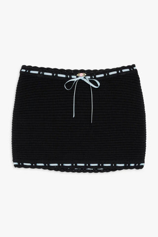 Kelsey Crochet Mini Skirt