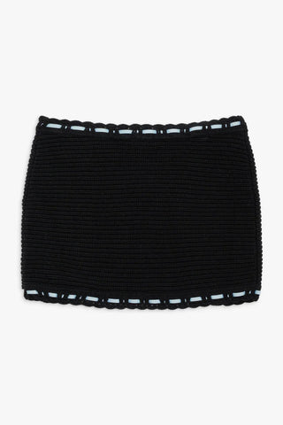 Kelsey Crochet Mini Skirt