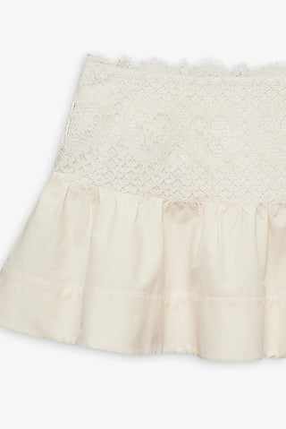 DOILY LACE MINI SKIRT