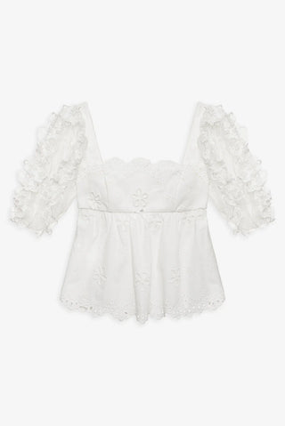 Daisy Eyelet Top
