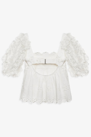 Daisy Eyelet Top