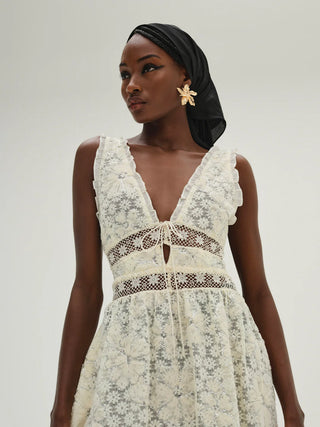 Snowflake Daisy Midi Dress