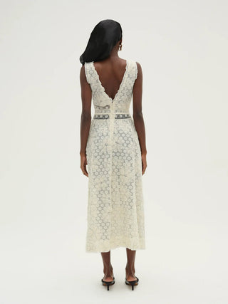 Snowflake Daisy Midi Dress