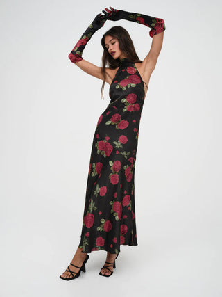 astoria maxi dress Bardot Astoria Knit Maxi Dress Dove Grey