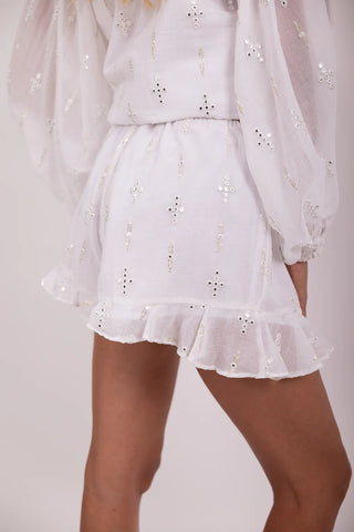 PEPITA OIA WHITE SHORT