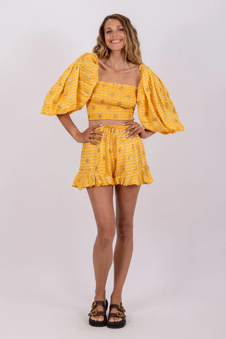 PEPITA ARIZONA YELLOW TOP