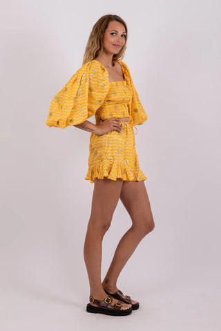 PEPITA ARIZONA YELLOW TOP