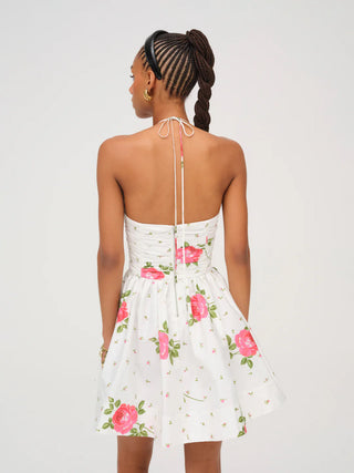 ROSEBUD CORSET MINI DRESS