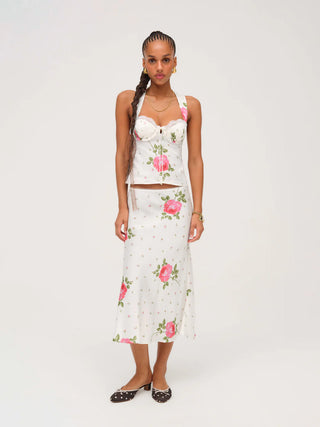 ROSEBUD MIDI SKIRT