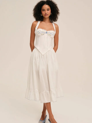 Tea Time Poplin Bustier