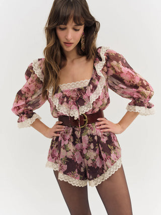 Adeline Floral Romper