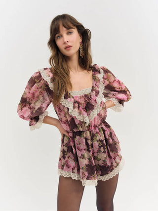 Adeline Floral Romper