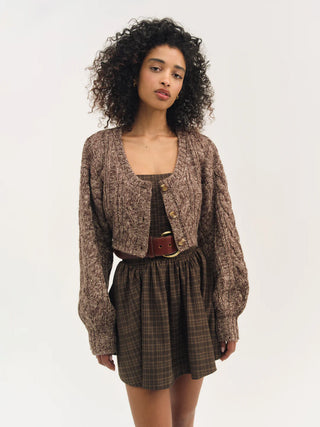 Nathalie Knit Cropped Cardigan