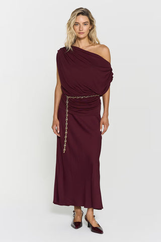 Tyne Satin Skirt