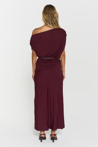 Tyne Satin Skirt