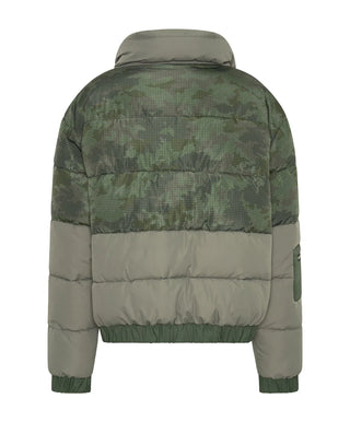 DIRTEE LOVE CAMO PUFFA JACKET