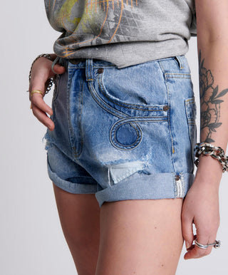 MISTY CYMATIC BANDIT HIGH WAIST DENIM SHORT