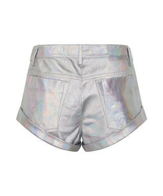 REVENGE METALLIC LEATHER BANDIT SHORT