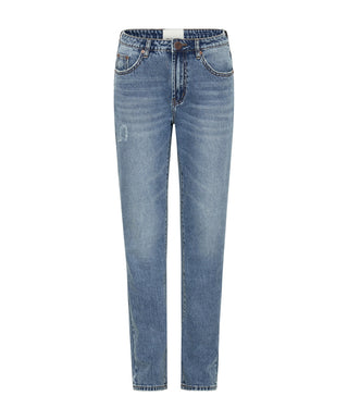 TEXAS BLUE TRUCKERS MID RISE STRAIGHT LEG JEANS