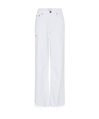 FRESH WHITE JACKSON MID WAIST WIDE LEG JEANS