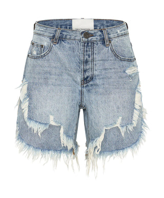 SALTY DOG FRANKIES LONG LENGTH DENIM SHORTS STYLE II