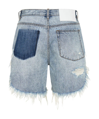 SALTY DOG FRANKIES LONG LENGTH DENIM SHORTS STYLE II