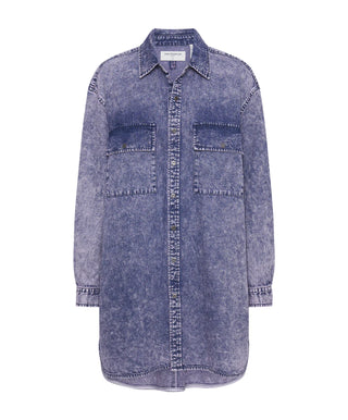 PURPLE RAIN NIXIE DENIM SHIRT DRESS