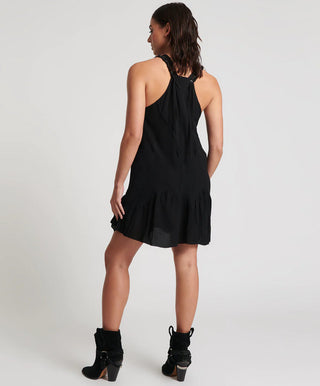 BLACK LACED CHARLESTON DRESS