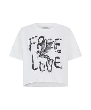 FREE LOVE CROPPED TEE