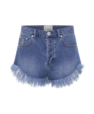 MIDTOWN OUTLAWS MID LENGTH DENIM SHORT