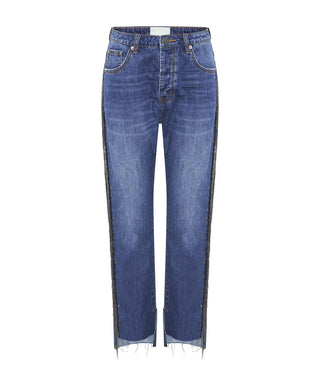 BLUEMOON JEWELLED HOOLIGANS MID WAIST RELAXED JEAN